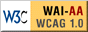 WAI accessibility level 1 icon
